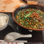 南天玉 - 南天玉そば　小ライス付¥1000