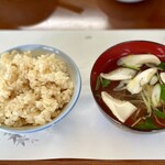 松茸山 鈴子山荘 - 松茸ごはん・松茸汁