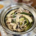 松茸山 鈴子山荘 - 煮込んだところ。