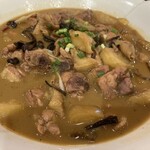 橋頭 私家菜 - 鶏肉干キノコ鍋