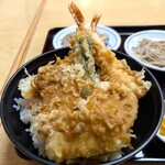 出石皿そば 花水木 - 天丼