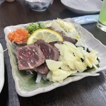 どたぬき - 牛肉のタタキ　700円