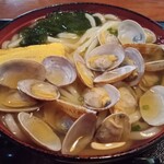三日月庵 - 浅蜊うどん