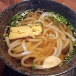 三日月庵 - うどん(右下のは光の反射です)