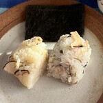 樋口 - 海苔を巻いていただきました