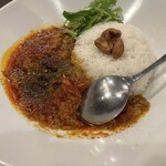 175°DENO担担麺 - スプーン映っててごめんなさい