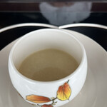 表参道うかい亭 - うかい厳選牛ランチコース１４５２０円。さつまいものポタージュ。もはやデザート。栗の方がコースには合いますね。