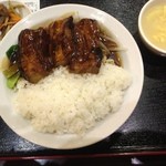 上海庭 - 豚の角煮丼　６８０円