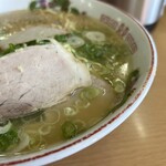 江ちゃんラーメン - ネギも最高♪( ´θ｀)ノ