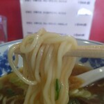 中華そば　まるせい - 麺 リフト