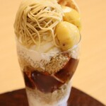 恵那寿や  石川橋店 - 【2024.10】栗パフェ(税込2,200円)