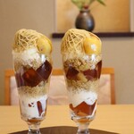 恵那寿や  石川橋店 - 【2024.10】栗パフェ(税込2,200円)