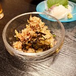 寿賀 - 2024年10月　三豊茄子の塩もみ