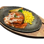 ぐぅぐぅ亭 - トマトソースハンバーグ