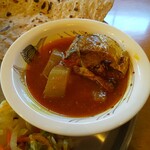 インディアン・レストラン　ロタ - 鯖とひょうたんのカレー