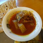 インディアン・レストラン　ロタ - 鯖とひょうたんのカレー