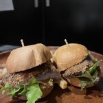 炭火焼き 牛タン酒場 いけたん - ミニミニいけたんバーガー