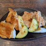 石挽　手打ち　いわもと - 「とり焼き」