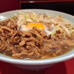 チャーシューやさい生卵