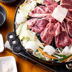 生ラムレア焼きジンギスカン 羊屋チョップ - 料理写真: