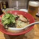 博多一風堂 本厚木ミロードイースト店 - 野菜赤丸ネギトッピング