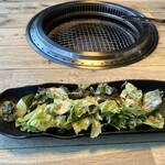 肉の青木商店 - 青物たっぷりのサラダ