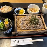 開運そば - ざる定食　2024.10