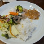 キッチン ブルー グローブ - 最後のワンプレート