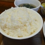 キッチン ブルー グローブ - ご飯大盛のアップ