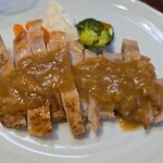 キッチン ブルー グローブ - 正面から、何か何時もと違う