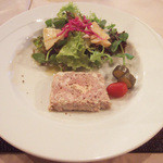 サンク・オ・ピエ - 鴨のテリーヌ フォアグラ風味