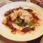 サンク・オ・ピエ - 伊勢産タケノコと富山産ホタルイカのサラダ仕立