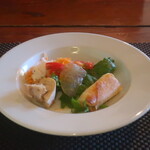 レストラン・ワタベ - 鎌倉野菜と地魚を中心とした前菜の盛り合わせ