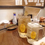SAN EI酒場 - むこちゃん　GG かなり飲んでました　(⁠◍⁠•⁠ᴗ⁠•⁠◍⁠)