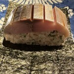 富小路 やま岸 - 鯖寿司の海苔巻き