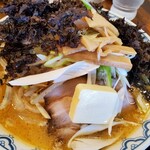 らぁめん優雅 - 白味噌らぁめん　バター、岩海苔トッピング