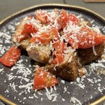 Mr.Porcino - マグロのカツレツ
      〜フルーツトマトとホワイトバルサミコ