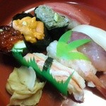 喜久屋 - 「握り寿司８種」h26．4．26撮影