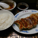 餃子ライス 380+170=550円