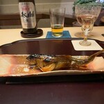 徳ㇵ本也 - 子持ち鮎の炭火焼き　うるかダレと酢