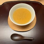 徳ㇵ本也 - 鶏とさつまいも入り茶碗蒸し