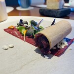 リストランテ スギヤマ - 料理写真:さつまいものクレープ