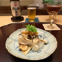 徳ㇵ本也 - 松茸の飯蒸し　蒸し栗