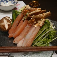 品川 かに雅 - ズワイガニしゃぶしゃぶ