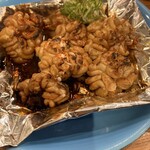 鮨処よし田 - 鮭の白子の醤油焼き