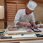 鮨みなと - かつおを。