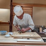 鮨みなと - あわびを。