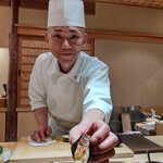 鮨みなと - 「のどぐろ」は手渡しで。