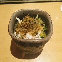 焼鳥 ひら野 - ささみとじゃこのサラダ