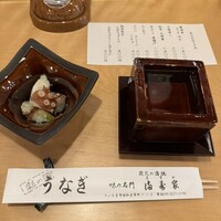 満寿家 - たこわさ　麒麟山たる酒